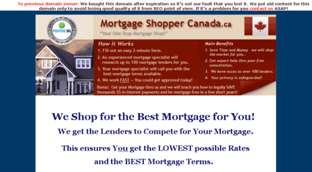 mortgageshoppercanada.ca