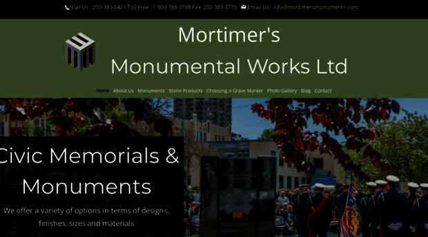 mortimersmonuments.com