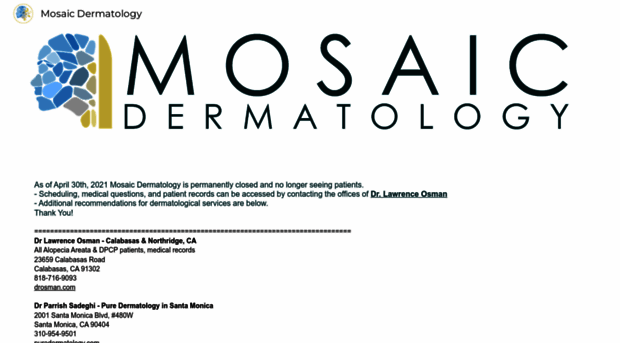 mosaicdermatology.com