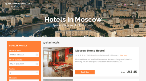 moscowcityhotels.com