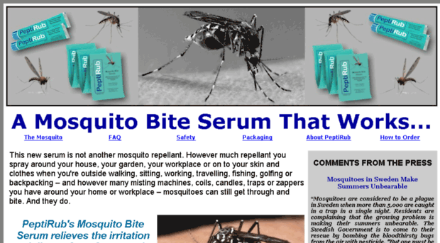 mosquitobiteserum.com