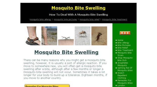 mosquitobiteswelling.com
