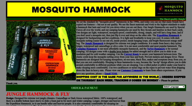 mosquitohammock.com