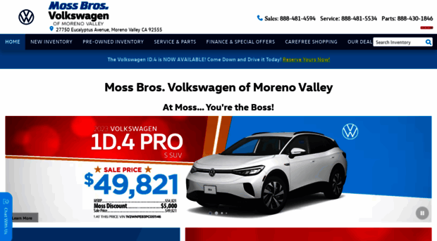 mossbrosvwofmorenovalley.com