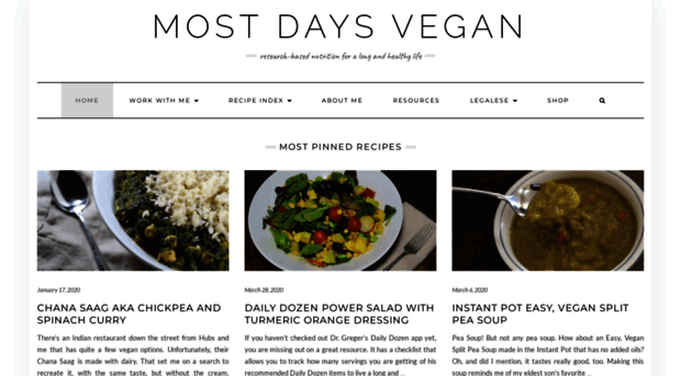 mostdaysvegan.com