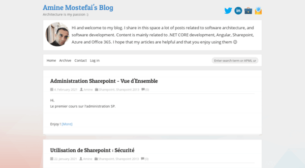 mostefaiamine.com