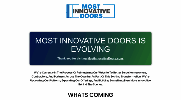 mostinnovativedoors.com