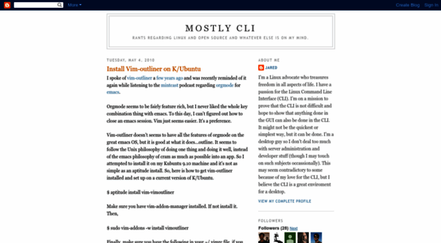 mostlycli.blogspot.com