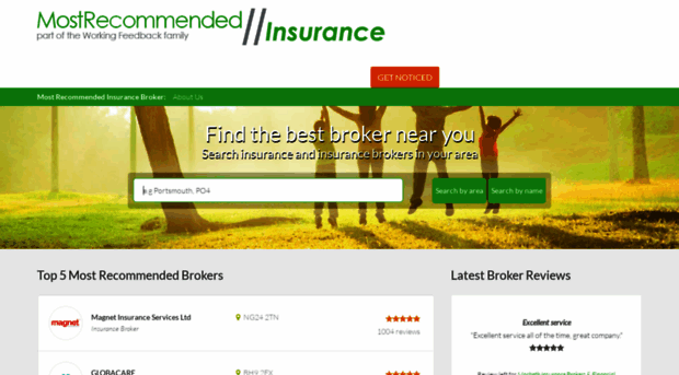 mostrecommendedinsurancebroker.co.uk