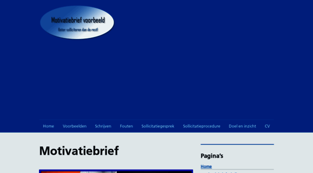 motivatiebriefvoorbeeld.nl