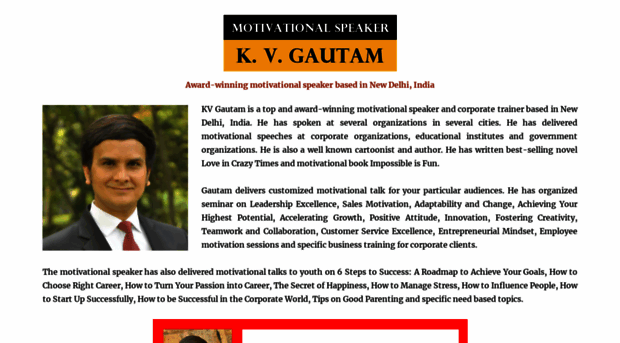 motivationalspeakergautam.com