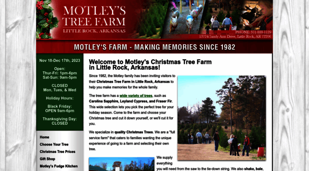 motleyschristmastrees.com