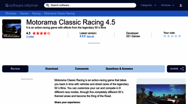 motorama-classic-racing.software.informer.com