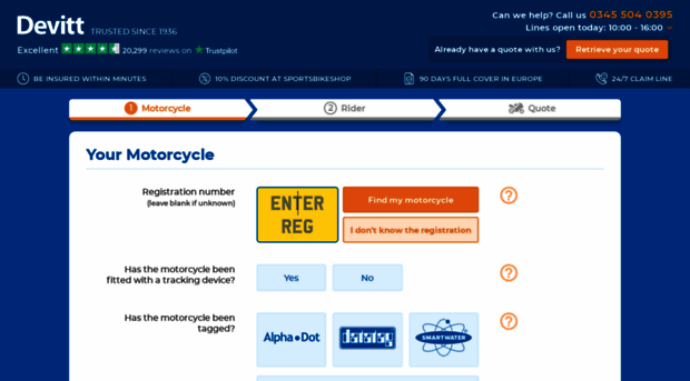 motorbike-insurance.devittinsurance.com