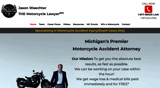 motorcyclelawyermichigan.com