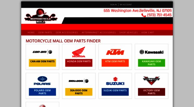 motorcyclemall.dealerspikeparts.com