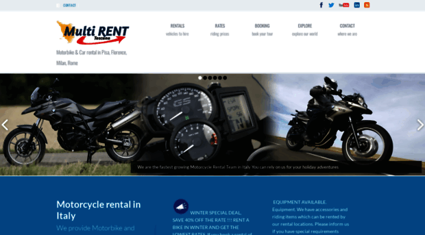 motorcyclerentalitaly.com