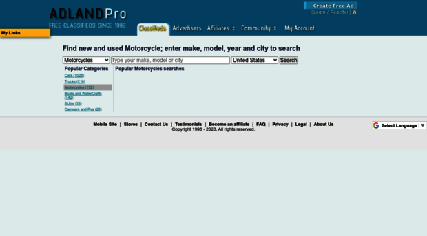 motorcycles.adlandpro.com