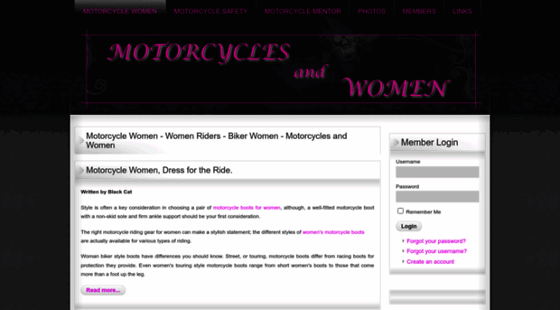 motorcyclesandwomen.com