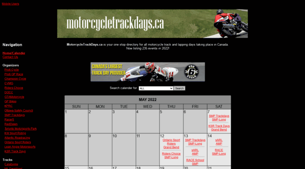 motorcycletrackdays.ca