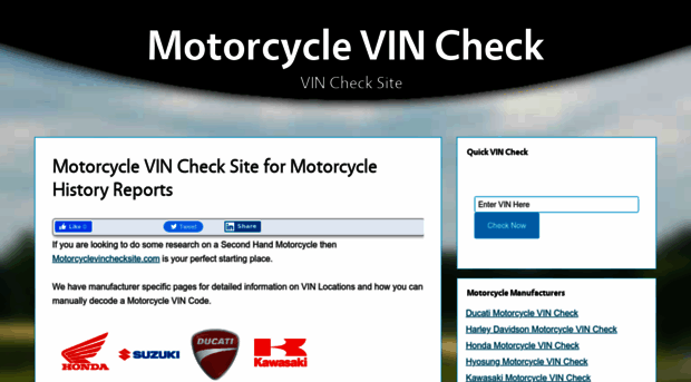 motorcyclevinchecksite.com