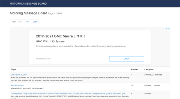 motoringmessageboard.com