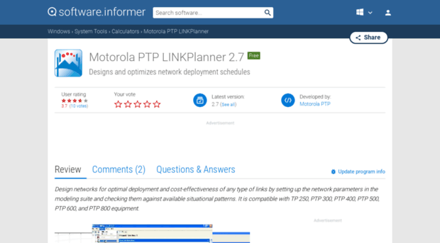 motorola-ptp-linkplanner.software.informer.com