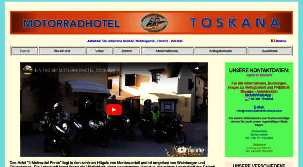 motorradhoteltoskana.com