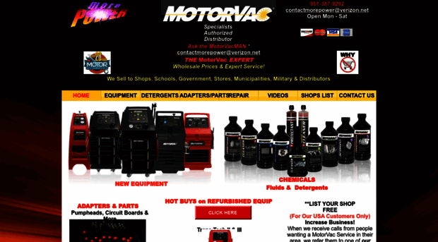 motorvacsalesandservice.com