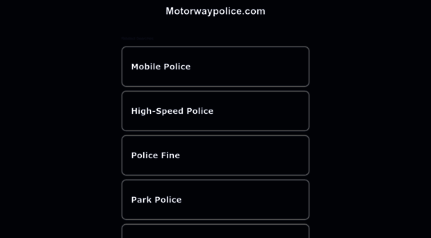 motorwaypolice.com