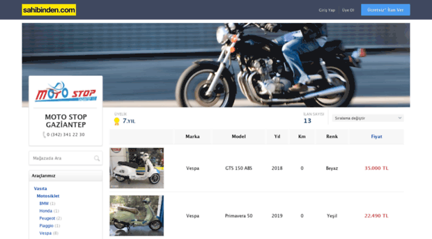 motostopgaziantep.sahibinden.com