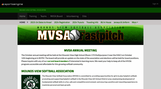 moundsviewsoftball.sportngin.com