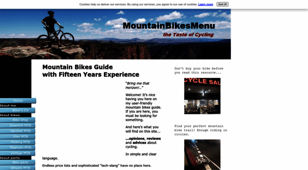 mountain-bikes-menu.com