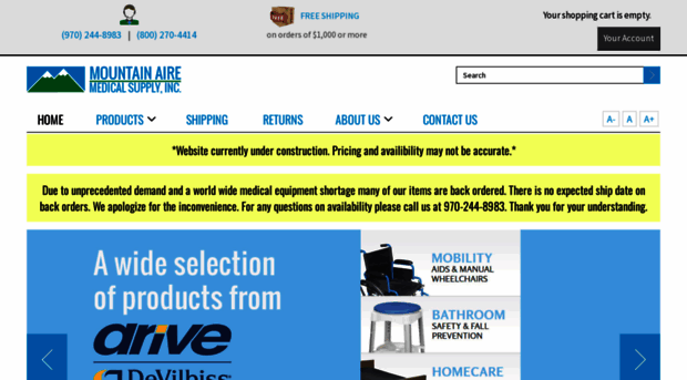mountainairemedicalsupply.com