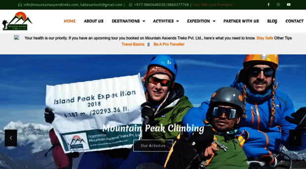 mountainascendtreks.com