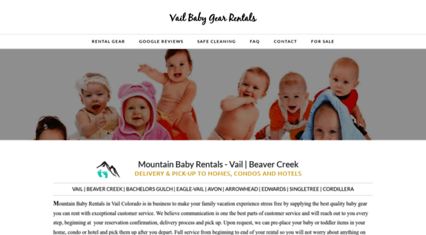 mountainbabyrentals.com