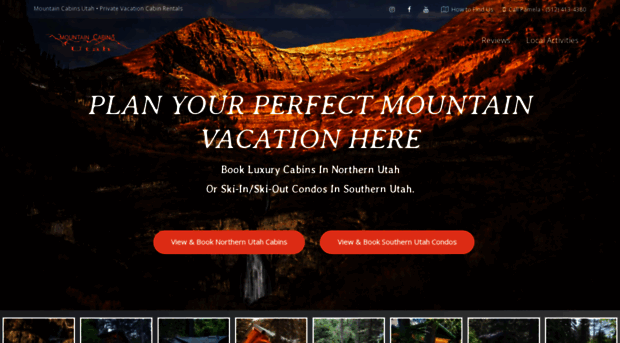 mountaincabinsutah.com