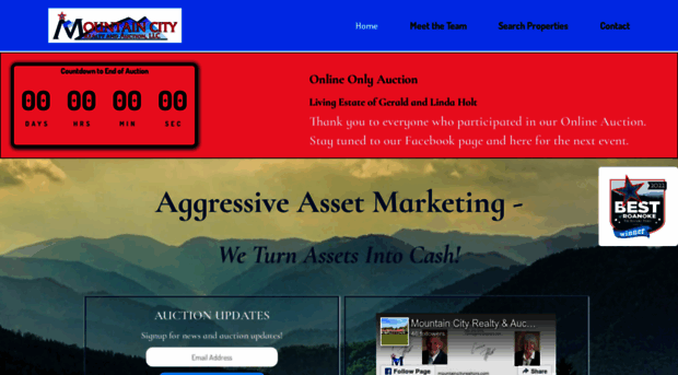mountaincityauctions.com