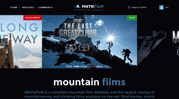 mountainfilmdb.com