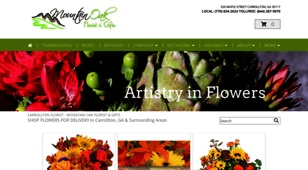 mountainoakflorist.com