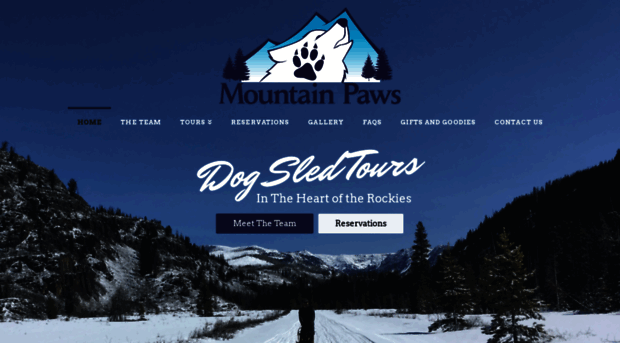 mountainpawsdogsledding.com