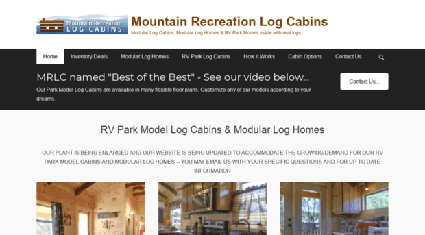 mountainrecreationlogcabins.com