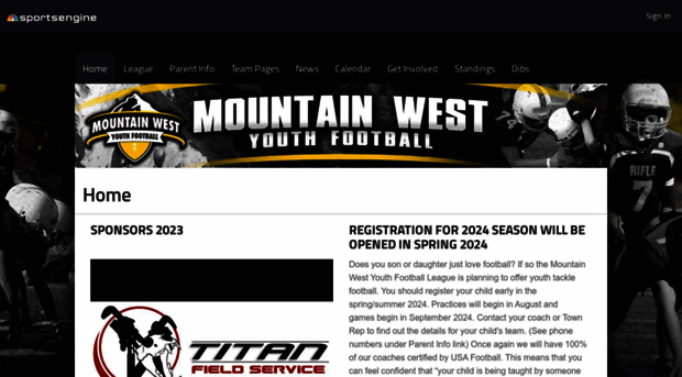 mountainwestyouthfootball.com