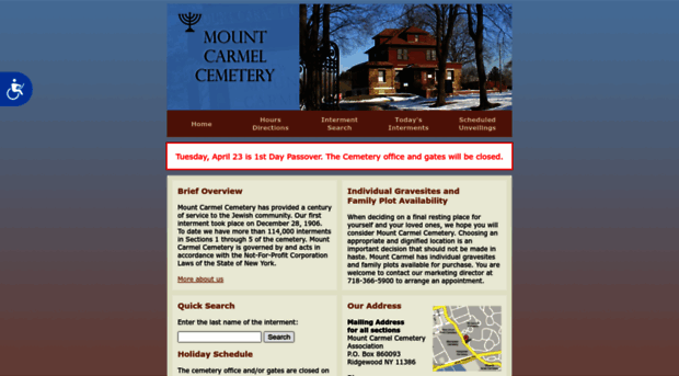 mountcarmelcemetery.com