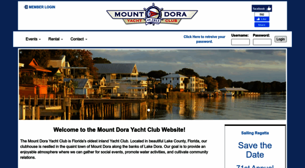 mountdorayachtclub.com