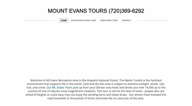 mountevanstours.com