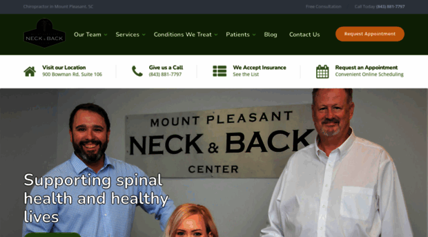 mountpleasantneckandback.com