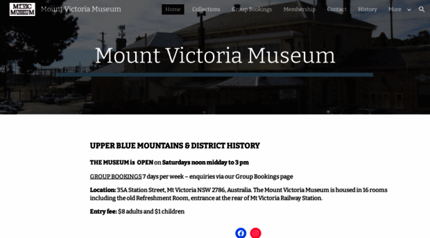 mountvictoriamuseum.info