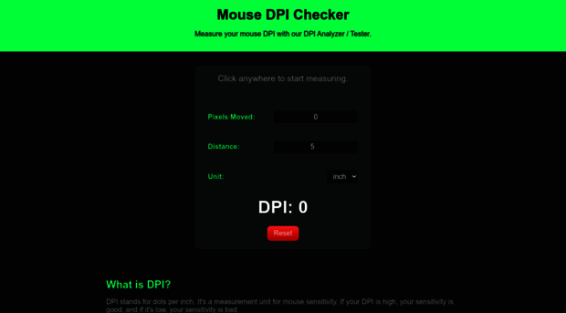 mousedpichecker.com