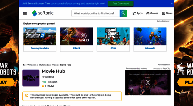 movie-hub.en.softonic.com